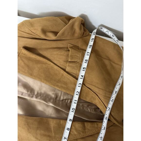 Vintage Women’s GOLDEN BEAR Leather Suede Jacket 2 Button Blazer Size 1X - Picture 8 of 9